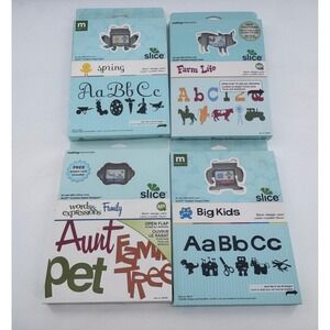 Making Memories Slice Design Cards‎ Lot of 4 Spring Farm Big Kids Family  New
